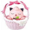 Authentic Pokemon figures re-ment Napping in a Basket 1