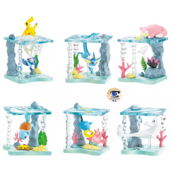 Authentic Pokemon figures re-ment Pokemon world shining sea