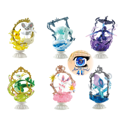 Officiële Pokemon re-ment figures Decorative Frame Collection