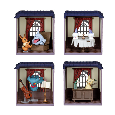 Officiële Pokemon re-ment figures Midnight Mansion 2