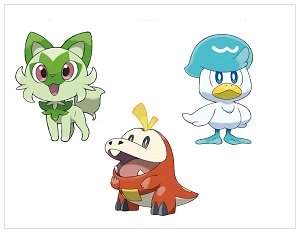 Paldea Pokemon knuffels (906-1008)